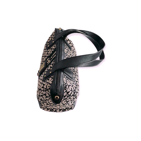 VTG 1990s Tommy Hilfiger Monogram Shoulder Bag LIKE NEW - Picture 3 of 9